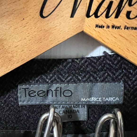 Vintage wool tweed Teenflo jacket size 10 - Picture 2 of 6